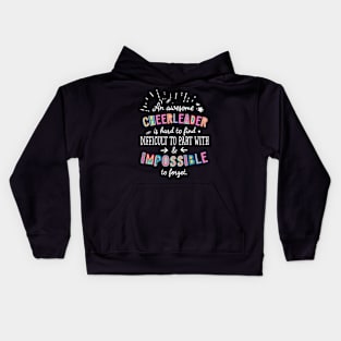 An awesome Cheerleader Gift Idea - Impossible to Forget Quote Kids Hoodie